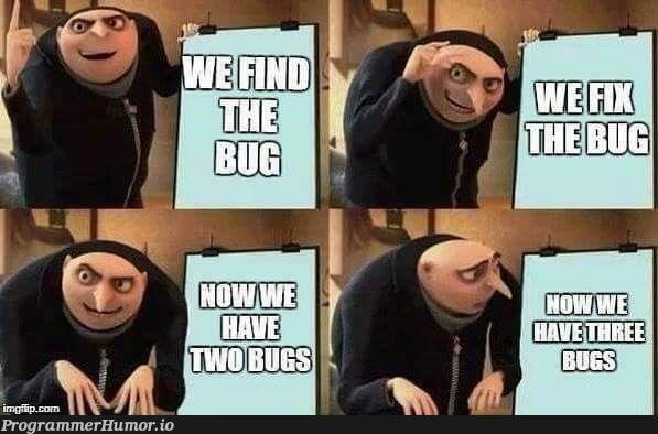 the bug becomes a feature | bug-memes, feature-memes | ProgrammerHumor.io