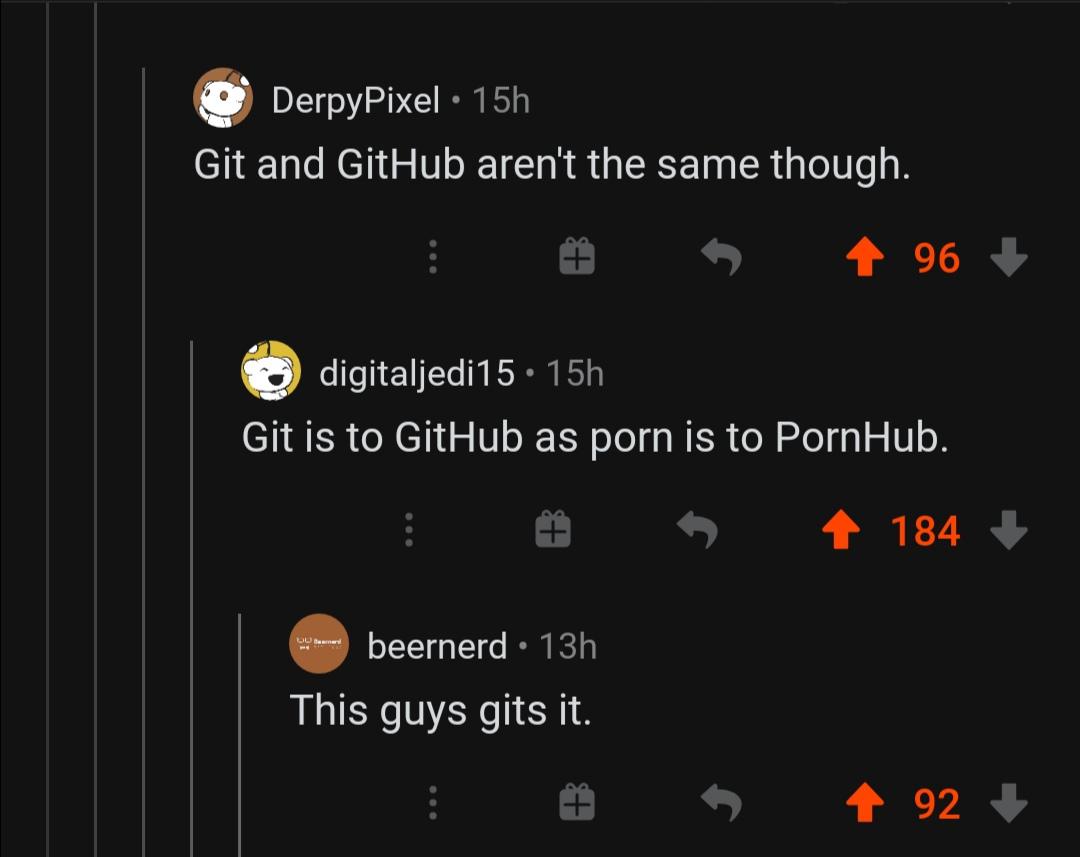 I git it | git-memes, github-memes | ProgrammerHumor.io