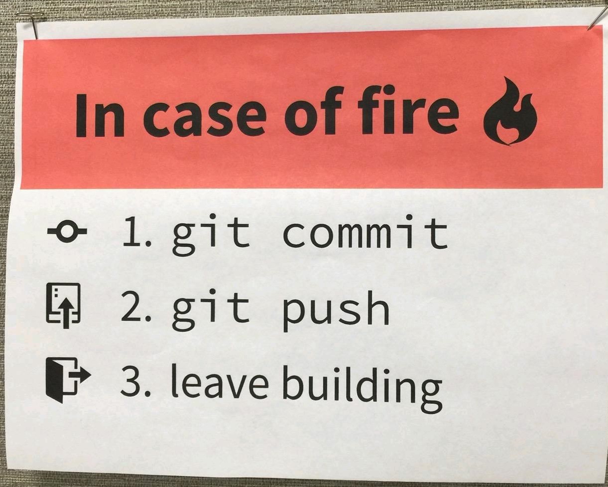 Best instructions for programmers in case of fire! | programmer-memes, program-memes, git-memes | ProgrammerHumor.io