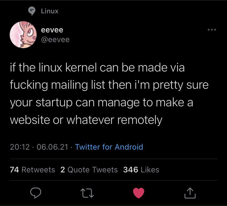 Rightly said 😆 | linux-memes, web-memes, website-memes, ux-memes, android-memes, list-memes, twitter-memes, retweet-memes, startup-memes, kernel-memes | ProgrammerHumor.io