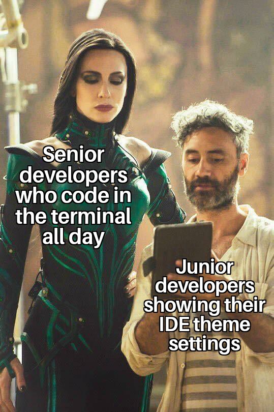 The terminal is way cooler tho | developer-memes, code-memes, terminal-memes | ProgrammerHumor.io