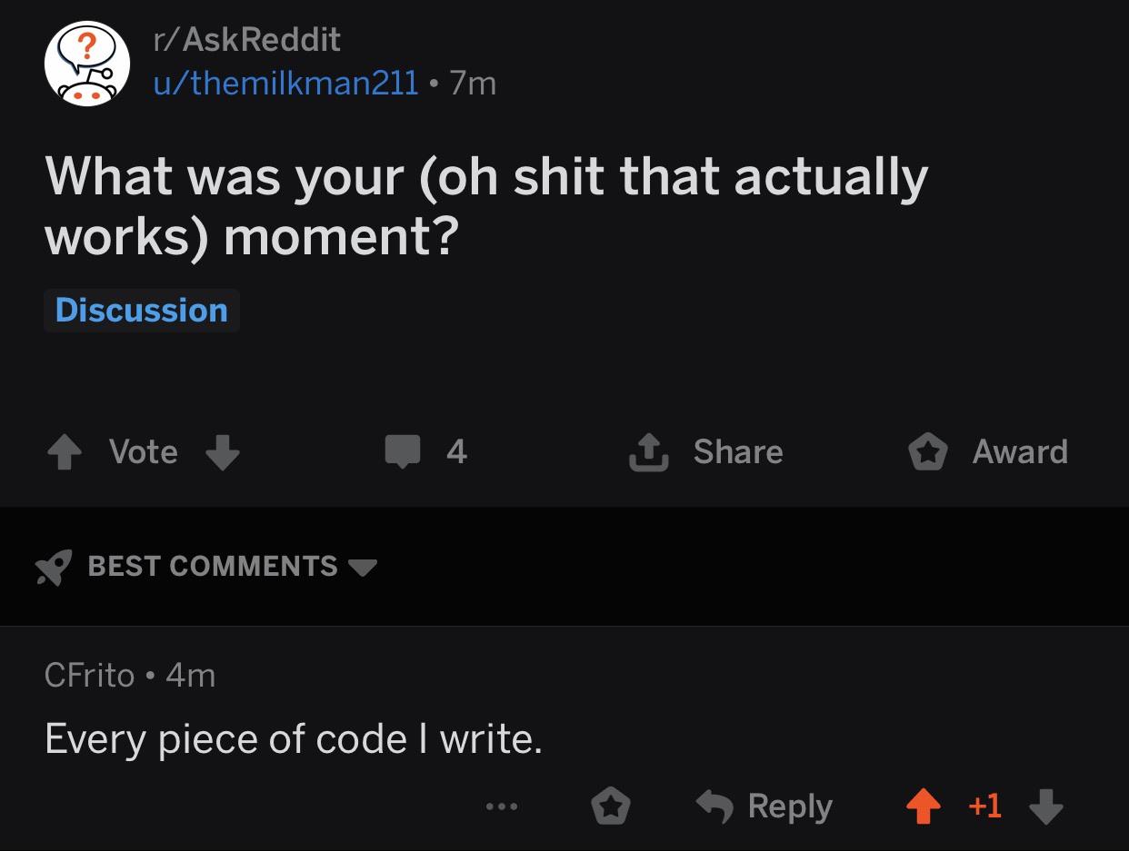 Compiling it a second time seems to be successful | code-memes, reddit-memes, IT-memes, comment-memes | ProgrammerHumor.io