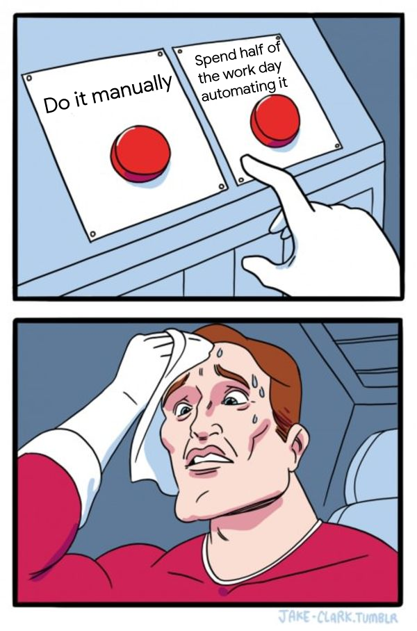 The second option is way more popular | ProgrammerHumor.io