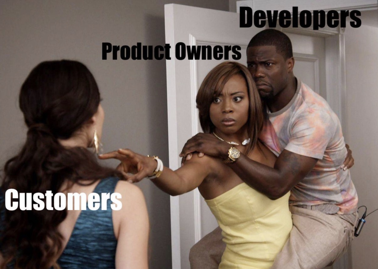 Keep me away from customers | ProgrammerHumor.io