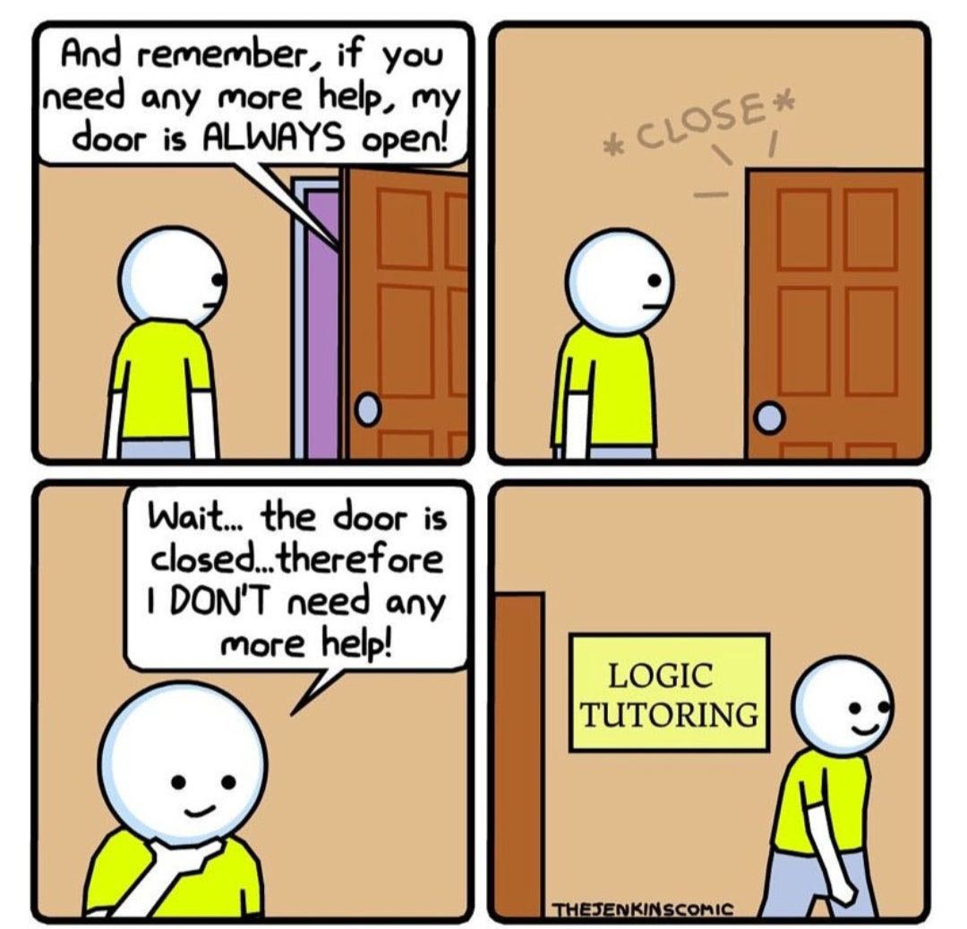 Logic Tutoring | ProgrammerHumor.io