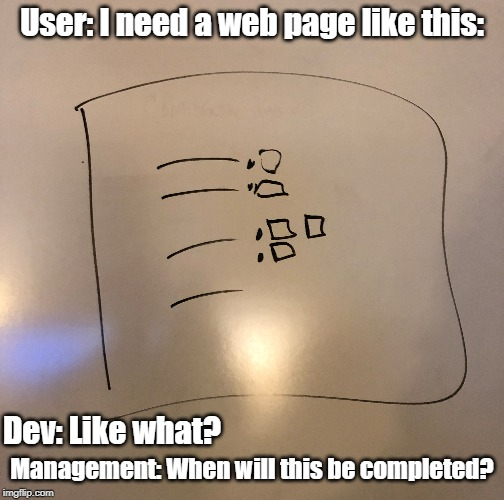 Got some new requirements today. | requirements-memes | ProgrammerHumor.io