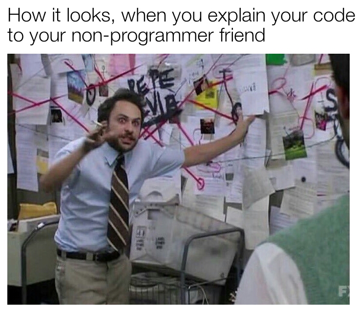 Explaining code in a nutshell | programmer-memes, code-memes, program-memes, shell-memes, IT-memes | ProgrammerHumor.io