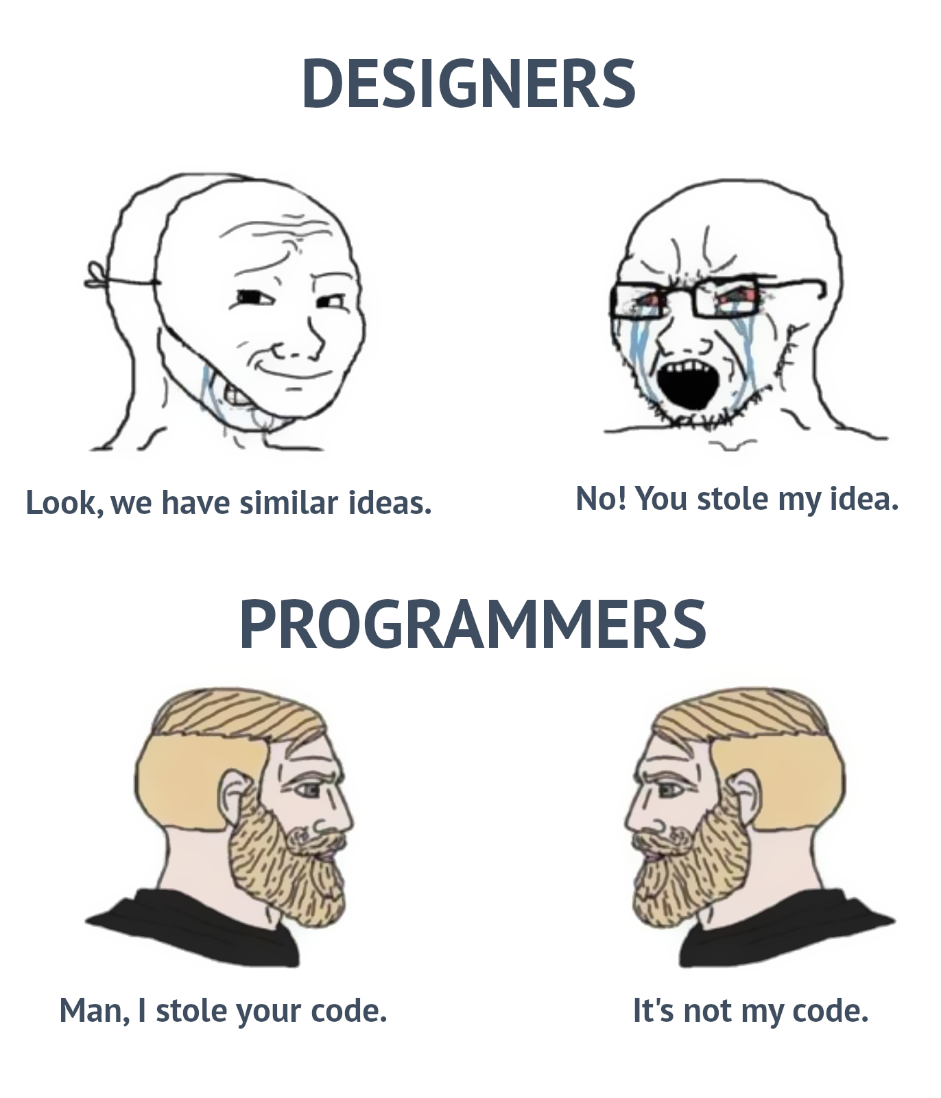 Steal what is stolen | programmer-memes, code-memes, design-memes, designer-memes, program-memes, idea-memes, ide-memes | ProgrammerHumor.io