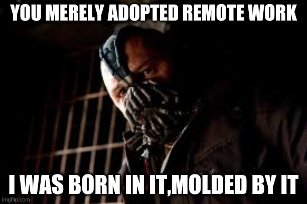 From all of us that have been remotees for years : welcome :) | IT-memes | ProgrammerHumor.io