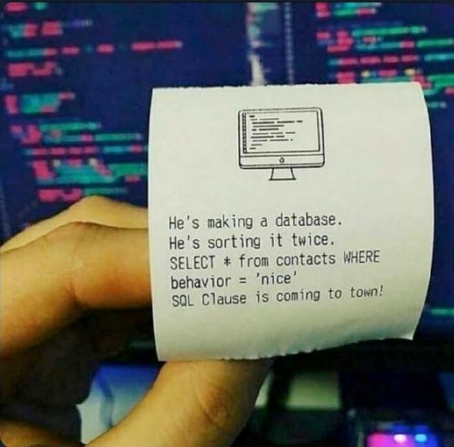 Compiling Christmas Cheer... | data-memes, database-memes, sorting-memes, IT-memes | ProgrammerHumor.io