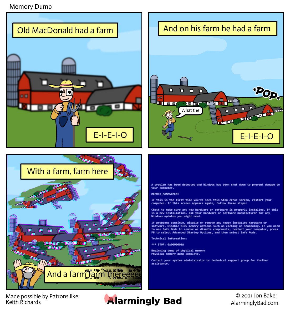 Name of the web comic is alarminglybad, and I whole heartedly reccomend it | computer-memes, web-memes, windows-memes, rest-memes, date-memes, perl-memes, error-memes, rds-memes, component-memes, startup-memes | ProgrammerHumor.io