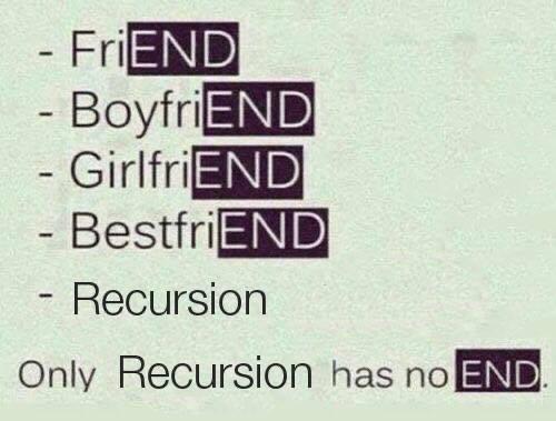 Fuck recursion | recursion-memes | ProgrammerHumor.io