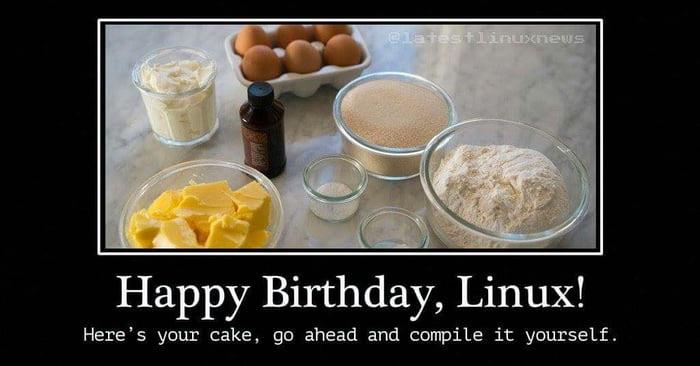 Cake day | linux-memes, ux-memes, IT-memes | ProgrammerHumor.io