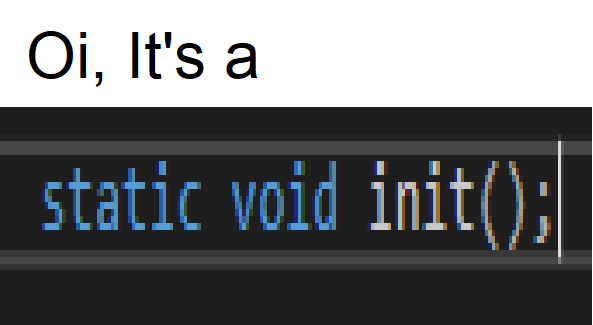 When you ask your british friend what that unmoving black thing is | ProgrammerHumor.io