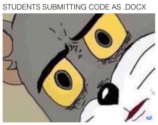 As grader for a data structures class | code-memes, data structures-memes, data-memes, class-memes | ProgrammerHumor.io