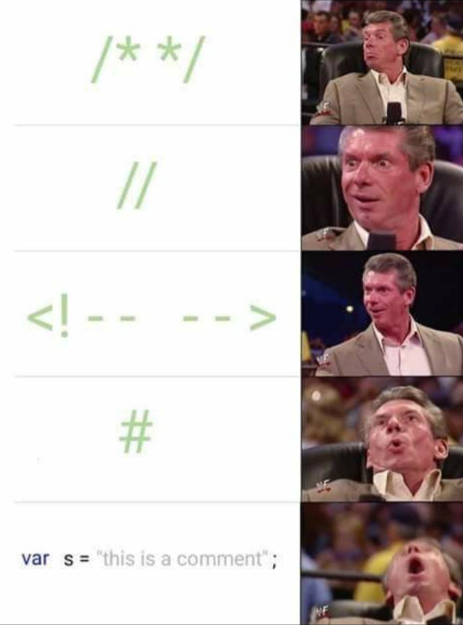 "It is in the comments section " | comment-memes | ProgrammerHumor.io