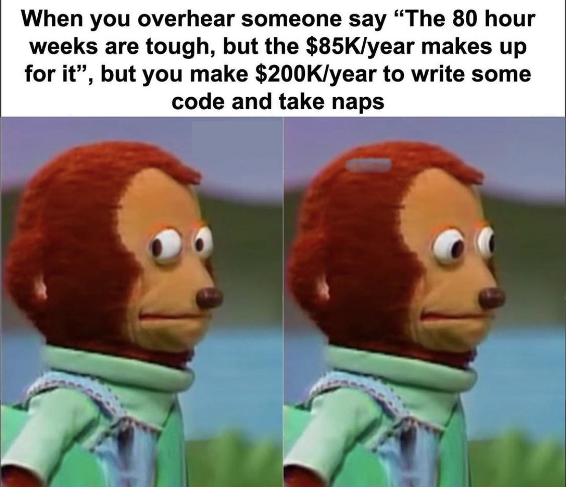 “Hm…wait…” | code-memes | ProgrammerHumor.io