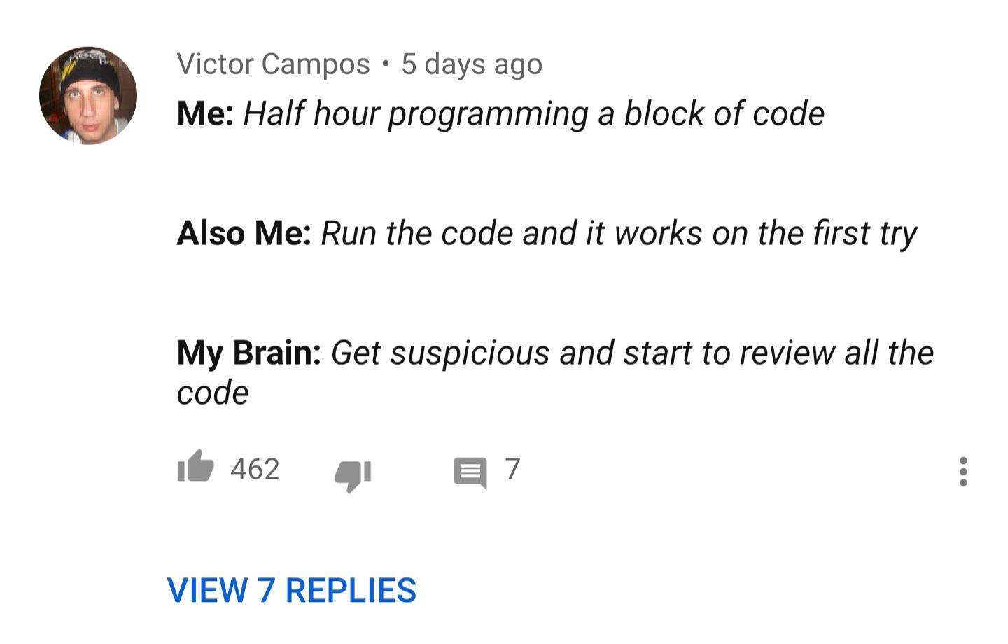 This guy knows how to program. | programming-memes, code-memes, program-memes, try-memes, loc-memes, lock-memes, IT-memes | ProgrammerHumor.io