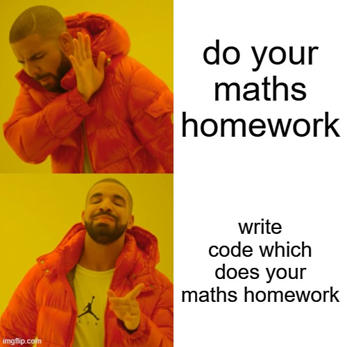 homework | code-memes | ProgrammerHumor.io