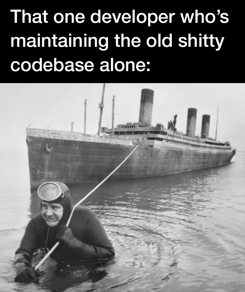 At least he's got job security? | developer-memes, code-memes, security-memes | ProgrammerHumor.io