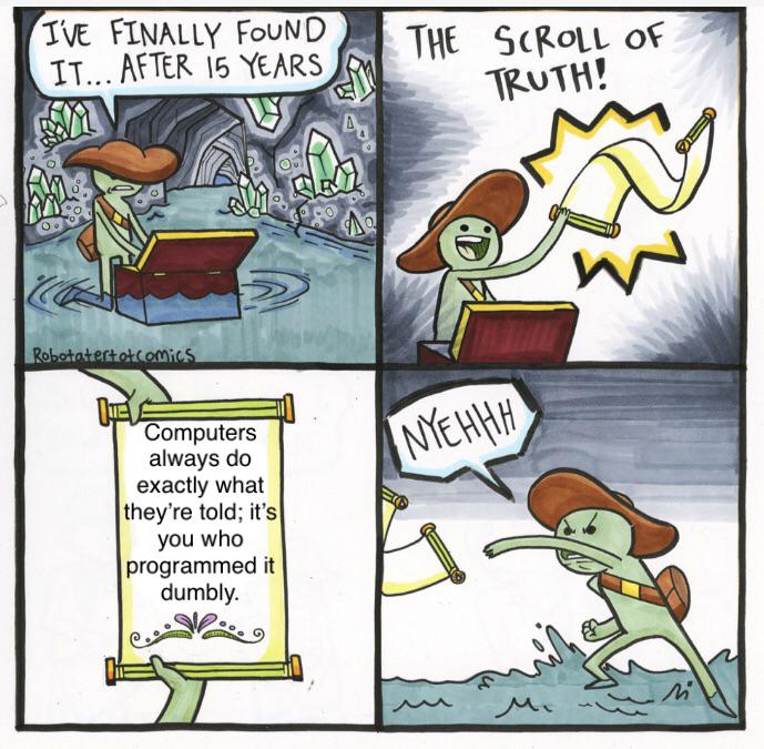 it obviously doesn’t want to listen to me | computer-memes, list-memes, IT-memes | ProgrammerHumor.io