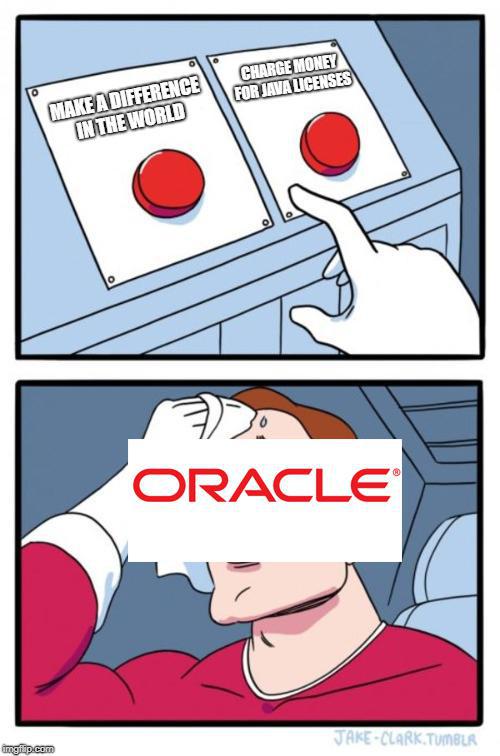 Faith in oracle lost [OC] | oracle-memes | ProgrammerHumor.io