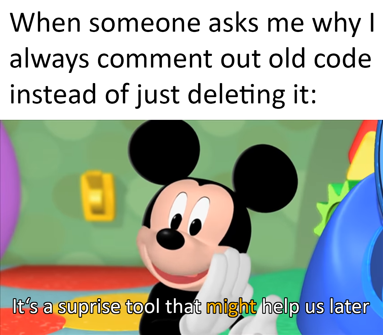 50% code 50% comments | code-memes, comment-memes | ProgrammerHumor.io