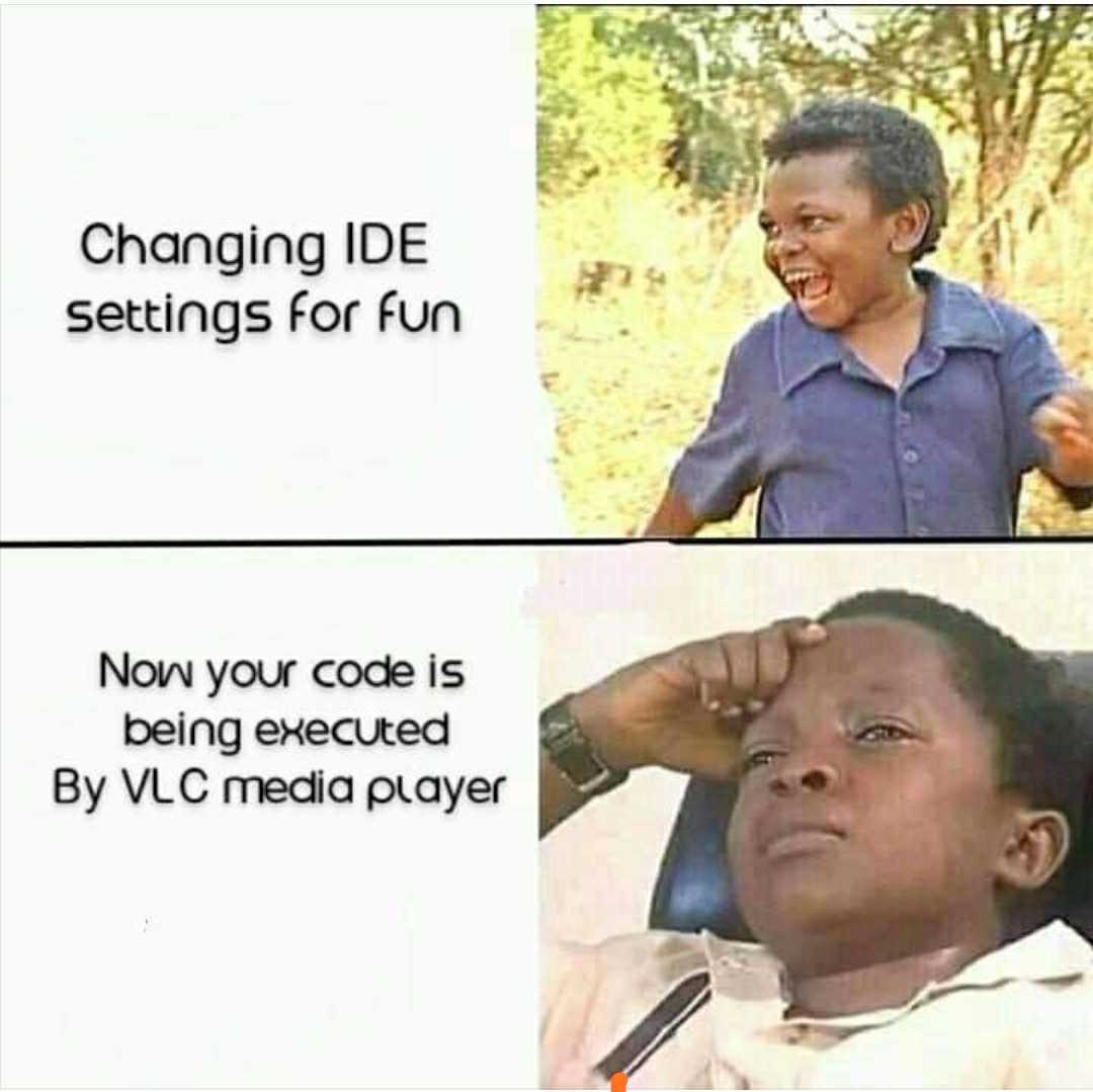 VLC | code-memes, ide-memes | ProgrammerHumor.io