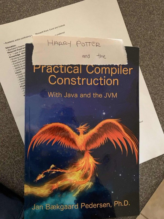 Someone told me the book looked like a Harry Potter book | ProgrammerHumor.io