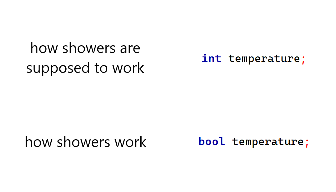 either hot or cold, there's nothing in between | ProgrammerHumor.io