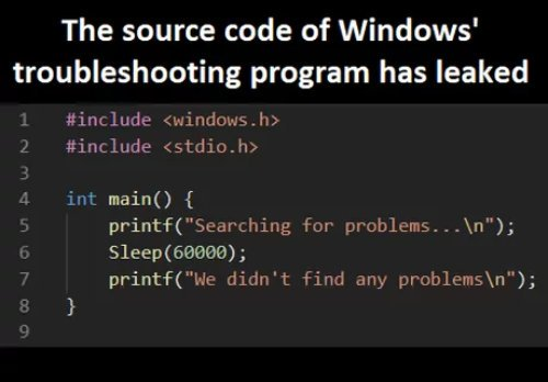 the source code of windows | code-memes, program-memes, windows-memes, search-memes, source code-memes | ProgrammerHumor.io