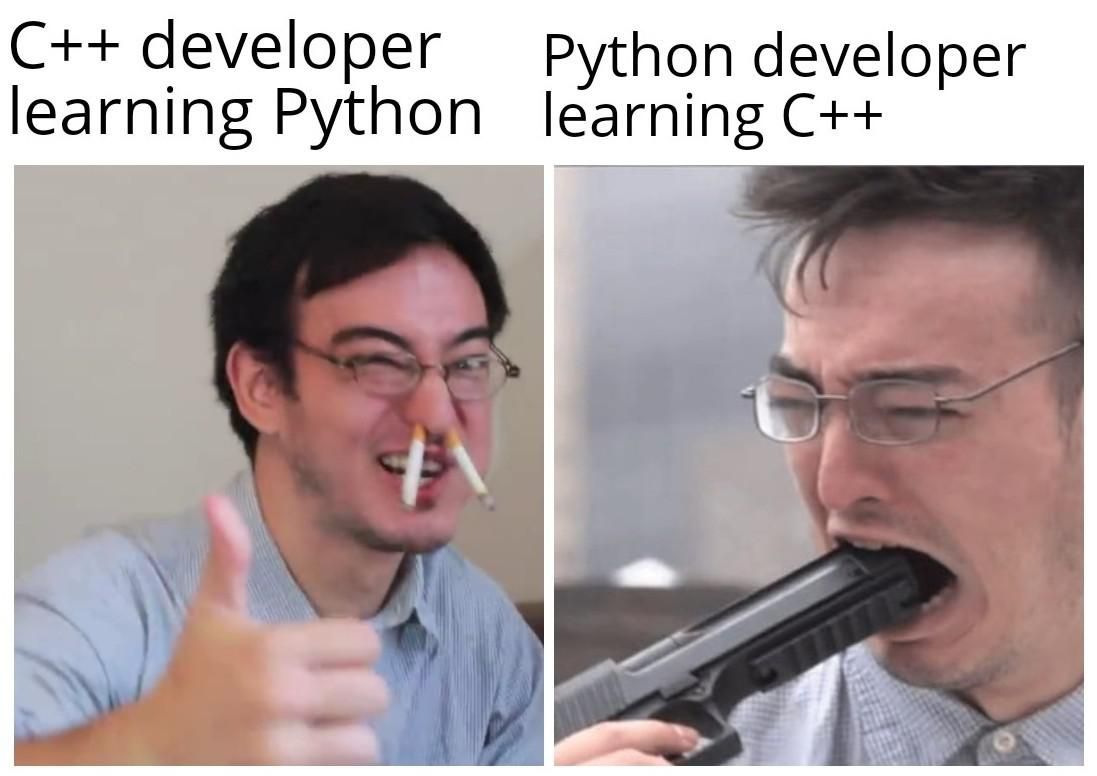 My current condition | developer-memes, python-memes, c++-memes | ProgrammerHumor.io