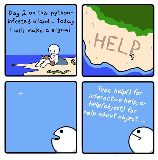 If it's a Python infested island, what did you think would happen??? | python-memes | ProgrammerHumor.io