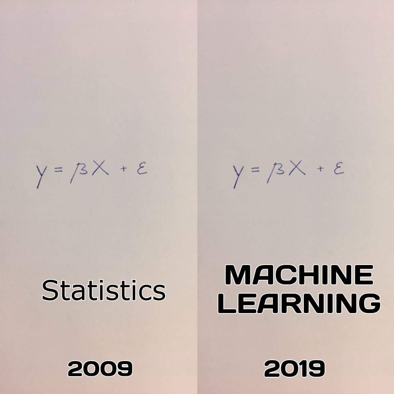 And pays 4x #10YearChallenge | machine learning-memes, machine-memes, mac-memes, cs-memes | ProgrammerHumor.io