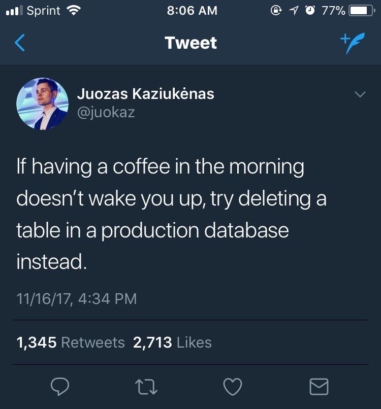 LPT: How to Wake Up in the Morning | try-memes, data-memes, database-memes, production-memes, retweet-memes, product-memes | ProgrammerHumor.io