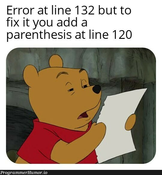 Tell me your favorite error message | error-memes, fix-memes, IT-memes | ProgrammerHumor.io