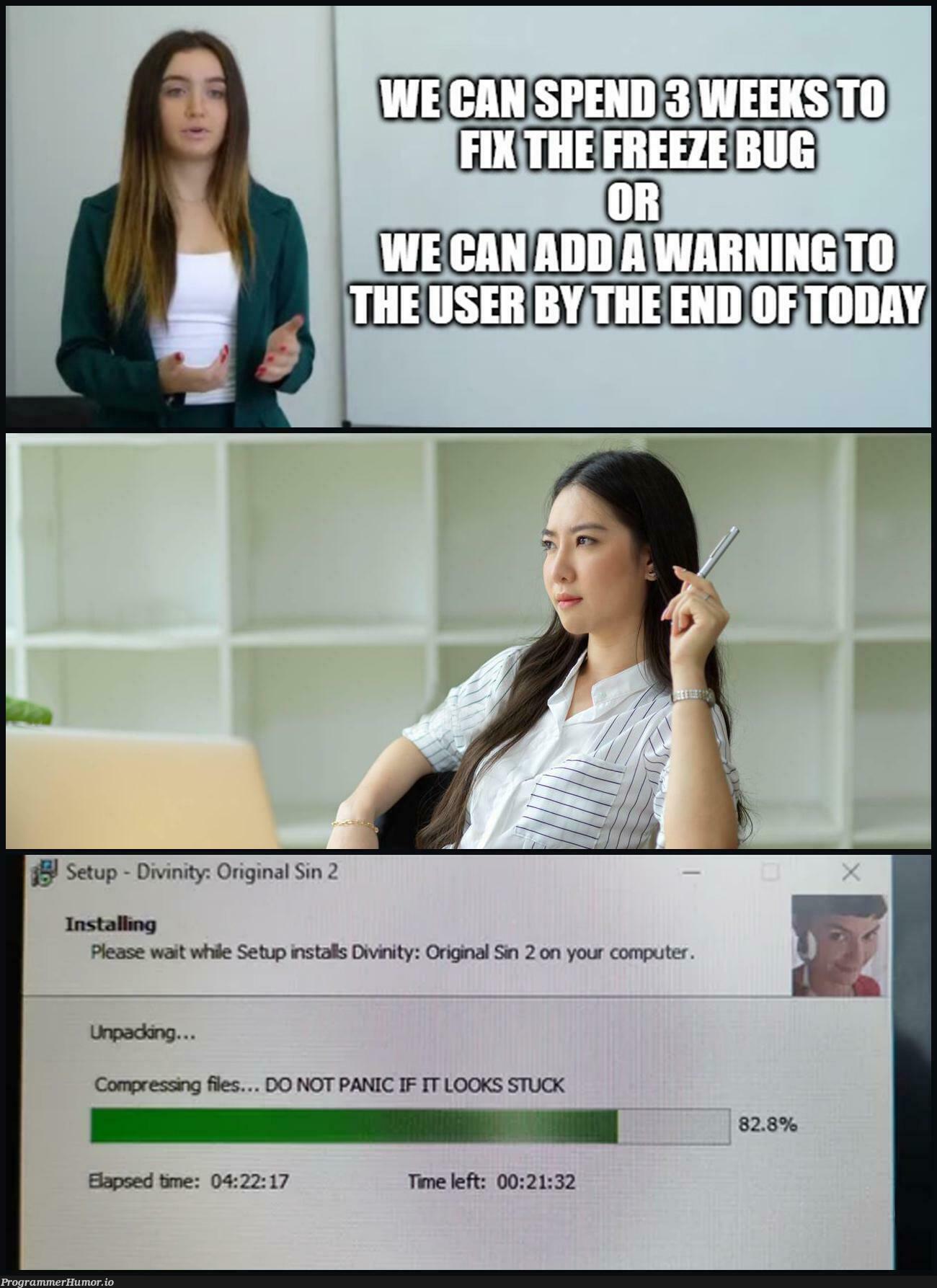 Deadlines are meant to be met. | computer-memes, IT-memes, div-memes | ProgrammerHumor.io