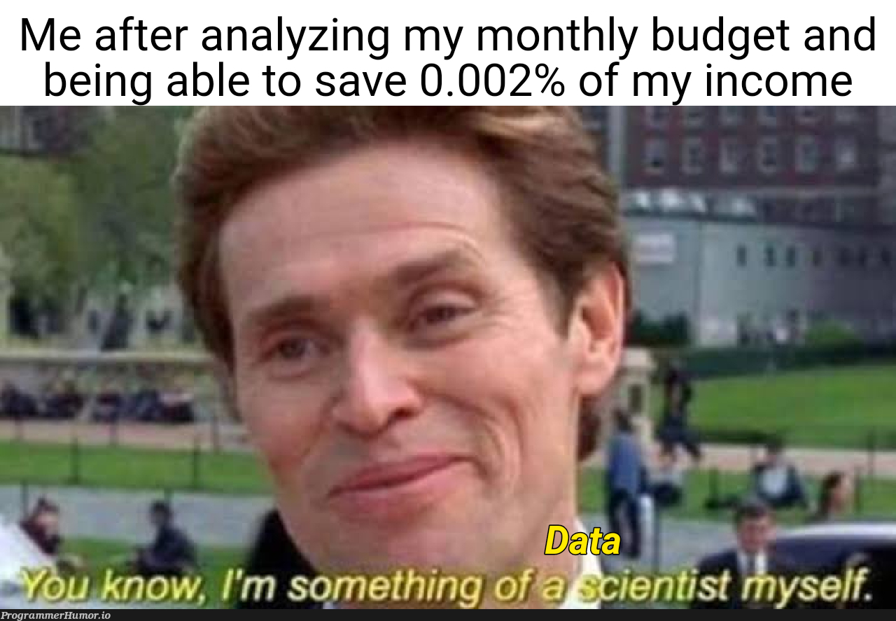 just so we clear my income is in 6 digits right of decimal | git-memes | ProgrammerHumor.io