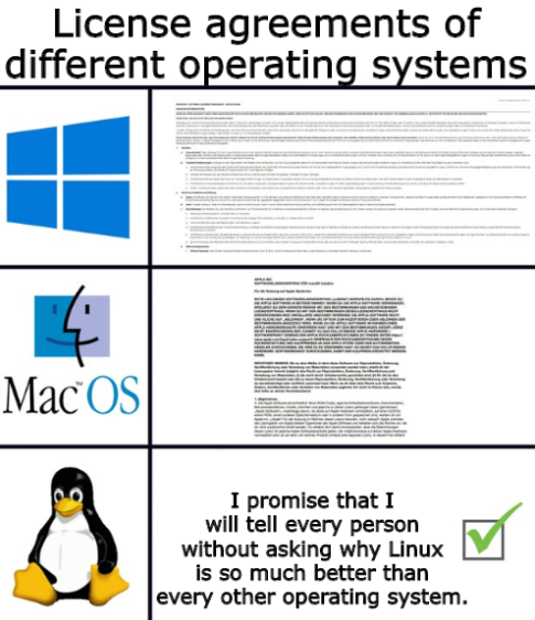 linux good | linux-memes, ux-memes, operating system-memes | ProgrammerHumor.io