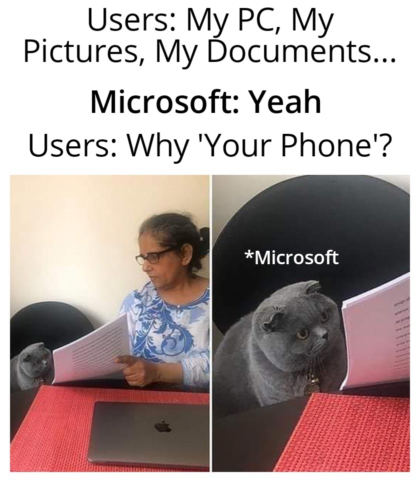 My phone. | microsoft-memes | ProgrammerHumor.io