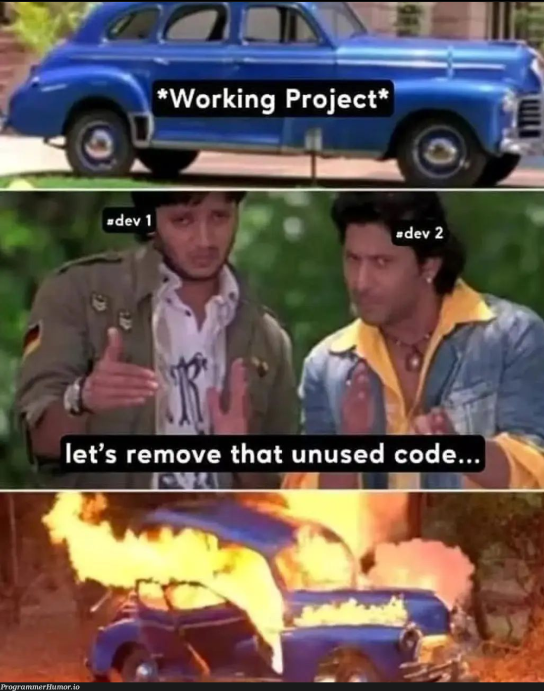 Don't touch, if it works. | IT-memes | ProgrammerHumor.io