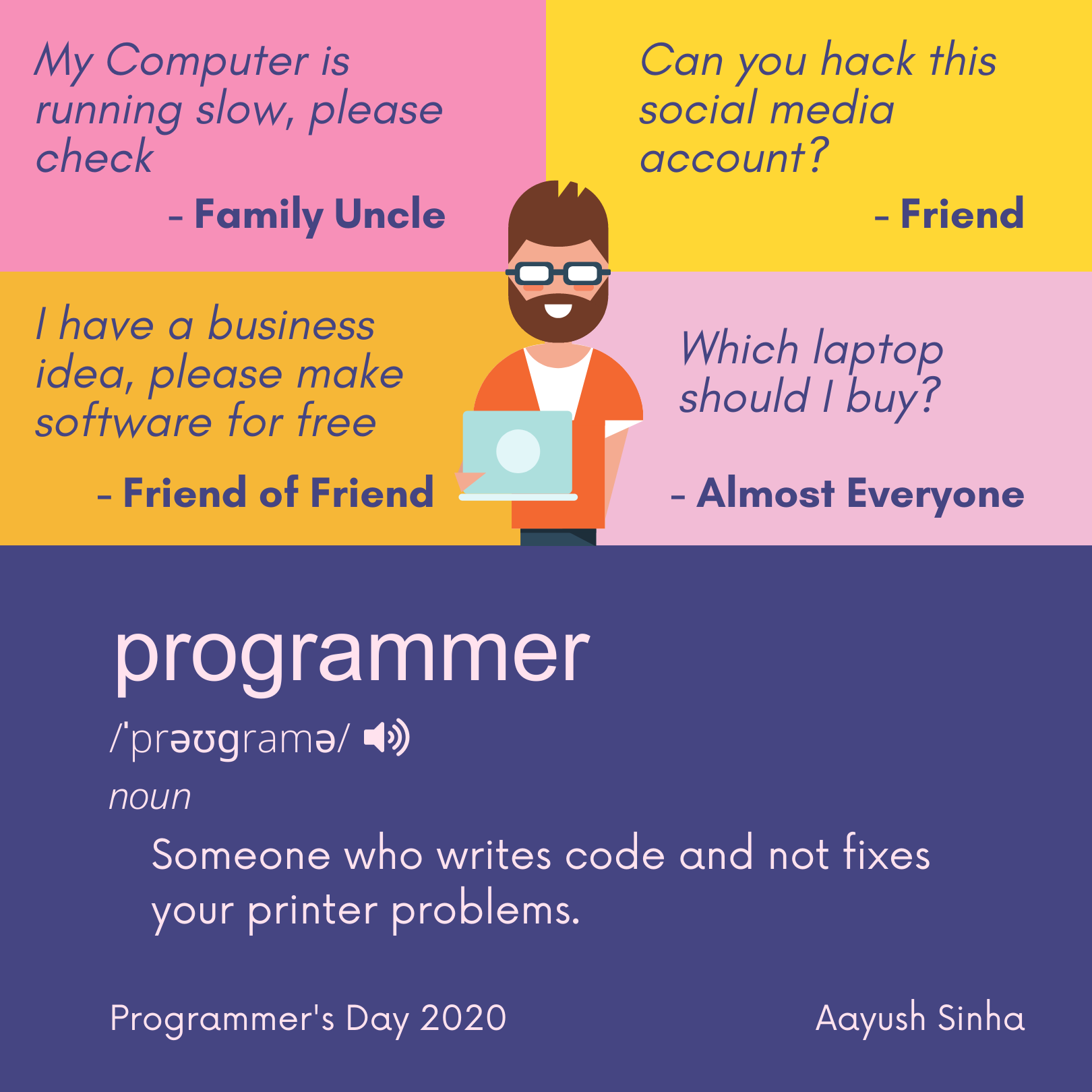 Happy Programmer's Day guys, I know at least one of these requests have come to you... | programmer-memes, software-memes, program-memes, idea-memes, ide-memes | ProgrammerHumor.io