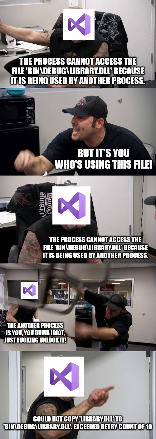 Classic visual studio | try-memes, visual studio-memes, class-memes | ProgrammerHumor.io