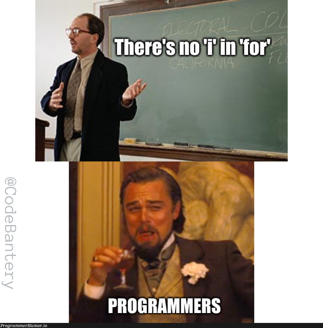 There's also a 'j' | ProgrammerHumor.io