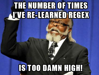 Here we go again... | regex-memes | ProgrammerHumor.io