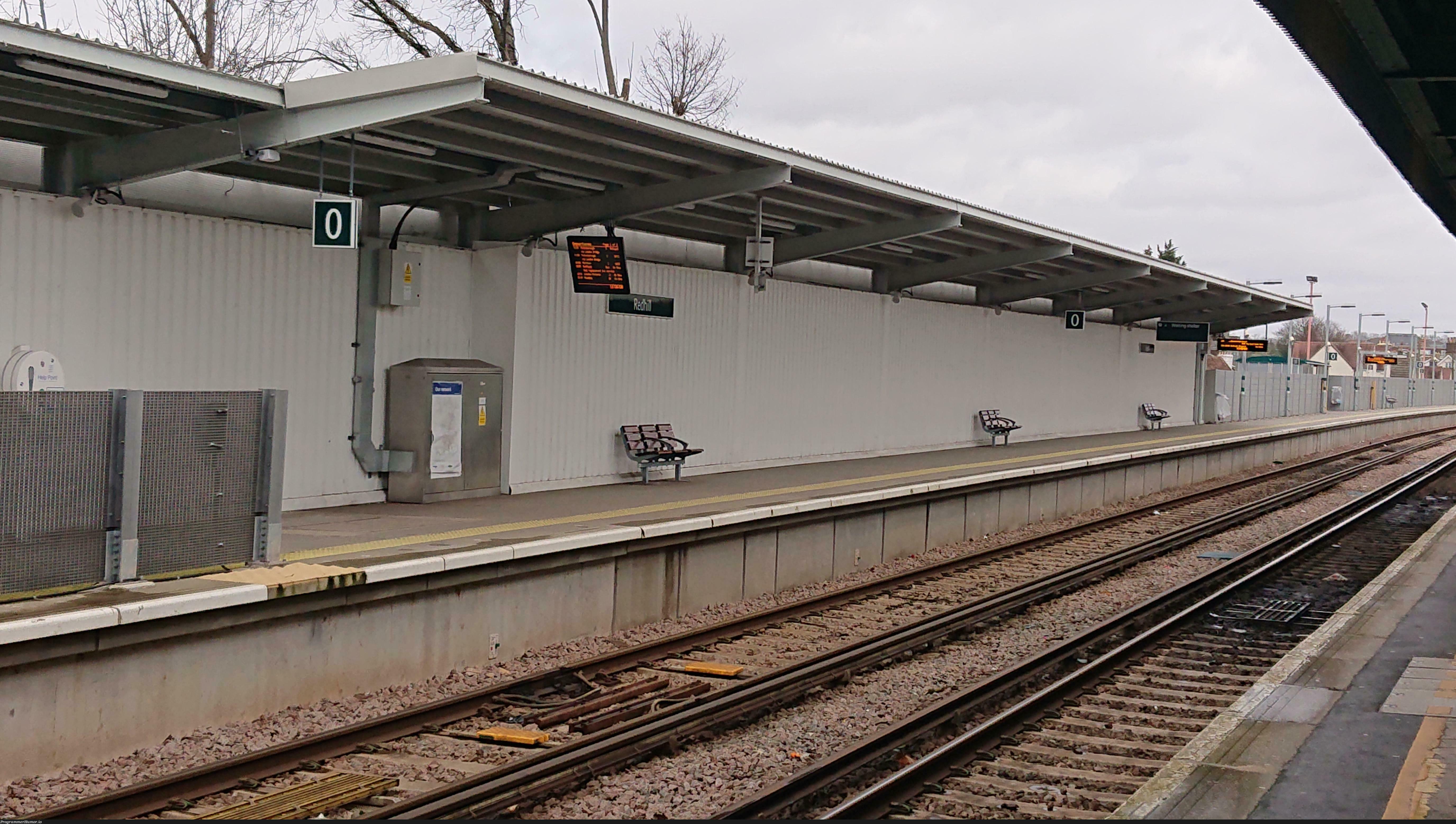 Train station in England knows how to properly number its platforms | forms-memes, perl-memes, train-memes | ProgrammerHumor.io