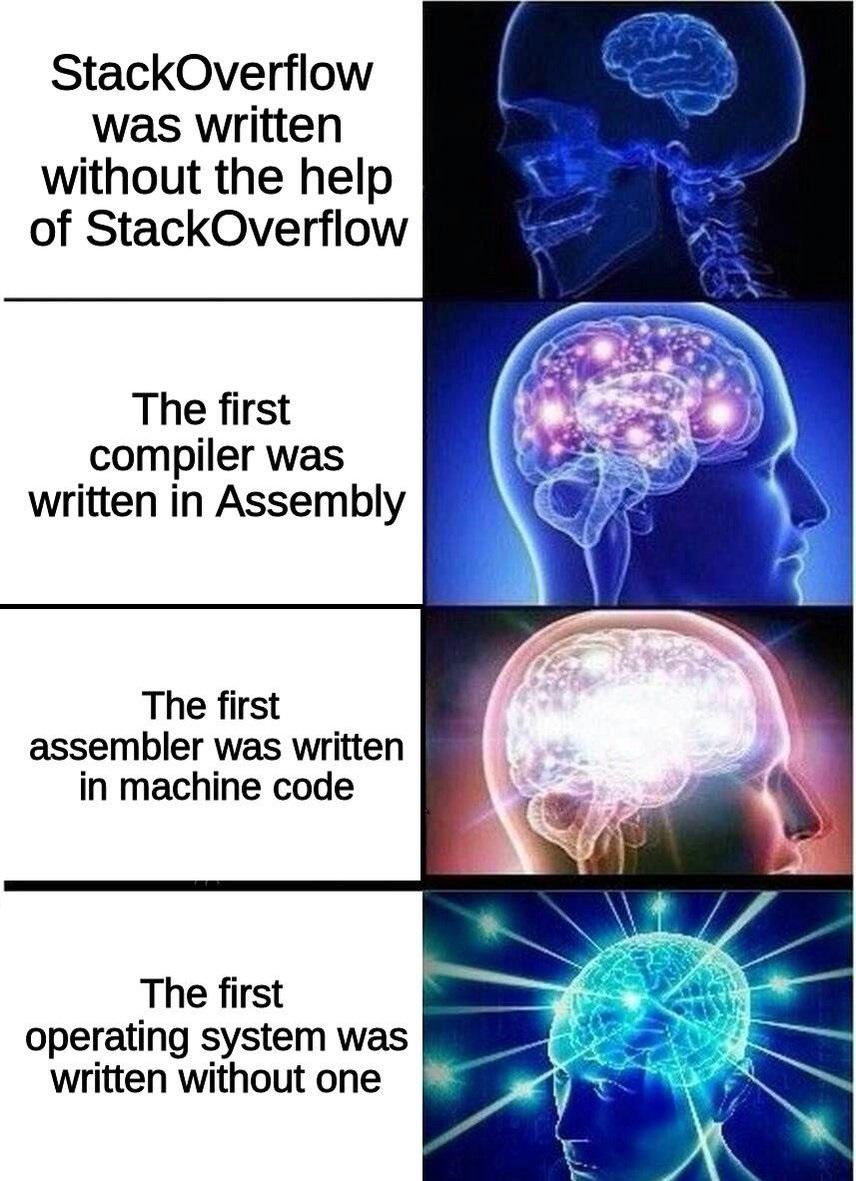 Mind: Blown. | code-memes, stackoverflow-memes, stack-memes, assembly-memes, machine-memes, overflow-memes, compiler-memes, mac-memes, operating system-memes | ProgrammerHumor.io