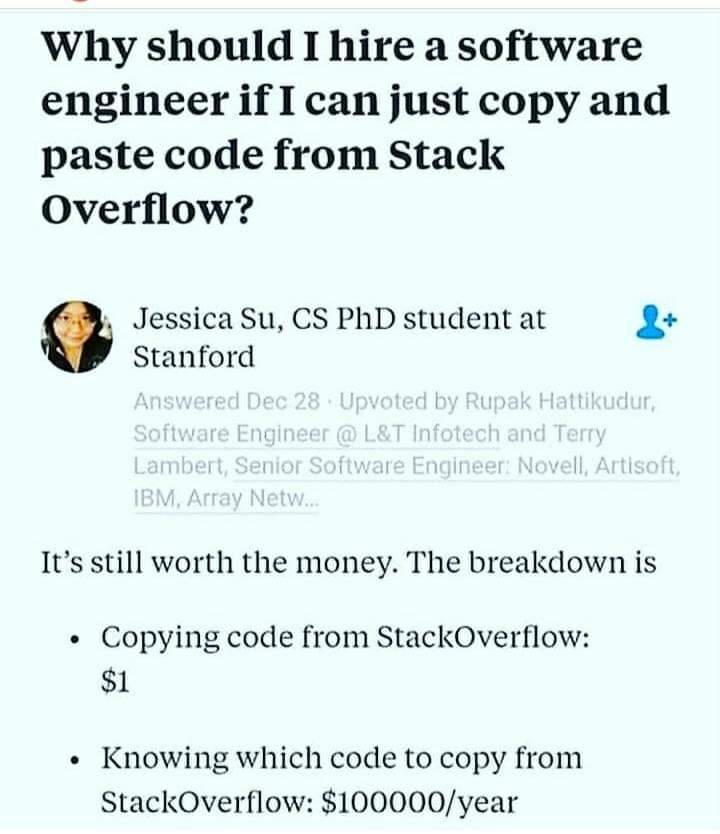 Why programmers are getting paid. | programmer-memes, software-memes, code-memes, engineer-memes, software engineer-memes, stackoverflow-memes, stack-memes, stack overflow-memes, program-memes, overflow-memes, cs-memes | ProgrammerHumor.io