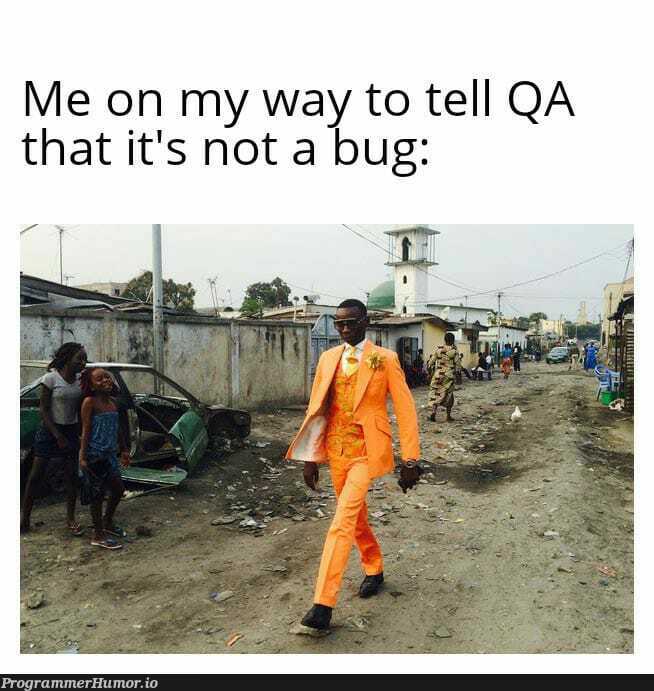 It's a misconfiguration! | bug-memes, qa-memes | ProgrammerHumor.io