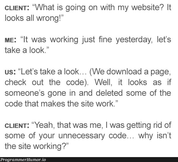 Has this ever happened to you? | code-memes, web-memes, website-memes, cli-memes, IT-memes | ProgrammerHumor.io